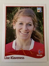 PANINI WOMEN FIFA WORLD CUP 2011 Germany Sticker #300 LISE KLAVENESS NOR Norway