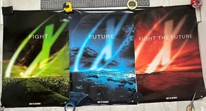 X-Files Lot of 3 Original Double-Sided Movie Posters “Fight The Future” 27x40 - Picture 1 of 4