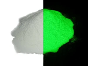 Polvere fosforescente Green Glow in the Dark - 1/2 oz - non è necessaria luce UV! - Foto 1 di 7