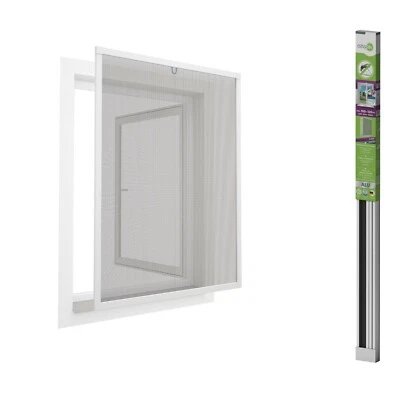 2 x easy life Pollenschutz Gitter Alu Fenster Rahmen ALLERGICpro 100x120 cm 2630 - Bild 1 von 4
