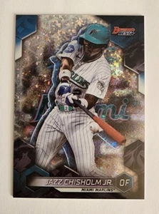 /299 Jazz Chisholm JR /OF Marlins | 2023 Topps Bowman’s Best Mini Diamonds #21 - Picture 1 of 7