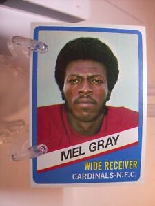 1976 Topps Wonder Bread Football Card  #4 Mel Gray    (10742)