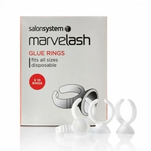 Salon System Marvelash Glue Ring - Cup Holder - 10 Disposable Cups  - Free P&P - Picture 1 of 1