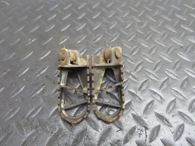 05-22 SUZUKI RM 85 RM 85L OEM STOCK FACTORY FOOT PEGS RIGHT LEFT FOOT PEG SET 05 - Image 1 of 4