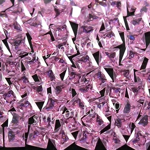 10 Pcs Lot Natural Pink Sapphire Calibrated 2.25 MM Princess Cut Gemstone AAA+ - Picture 1 of 9