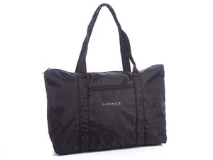 Leichte schwarze Stoff-Reisetasche. - Bild 1 von 5