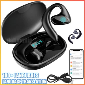 144 Language M8 Translator Earbuds Wireless Bluetooth Two Way Translator Device - Picture 1 of 16