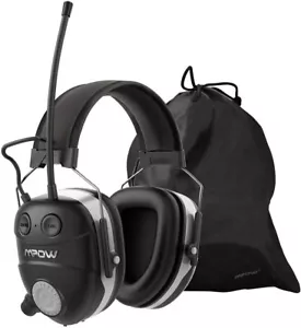 AM FM Radio Earmuff Headphones Ear Muffs Shooting Bluetooth Noise Cancellation - Picture 1 of 9