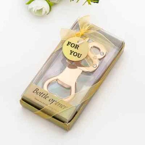 Abridor de botellas de lujo dorado cumpleaños boda 18, 30, 40, 50, 60 aniversario - Imagen 1 de 8