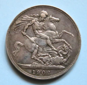 Great Britain. 1902 Edward VII - Crown.. gVF/aEF - Part Lustre - Picture 1 of 4
