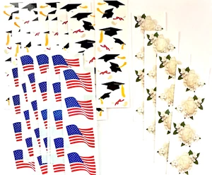 Graduation Flowers Mrs. Grossman's Stickers Wholesale Clearance Scrapbooking - Picture 1 of 1