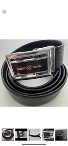 Mont Blanc Meisterstuck Black Leather Belt - Picture 1 of 6