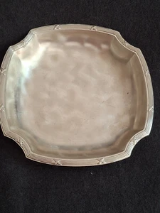 Alte große WMF Kreuzband Schale versilbert 24 x 24 cm Anlaufgeschützt - Bild 1 von 9