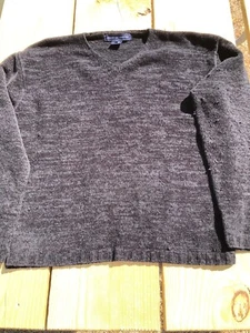 Men’s Black French Connection Acrylic Blend V Neck Sweater Size M - Picture 1 of 7