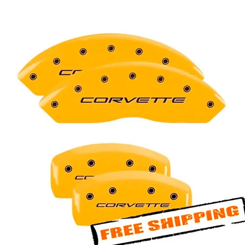 Cubiertas de pinza MGP 13007SCV5YL amarillo brillante para Chevy Corvette 97-04 Foto 1 de 3