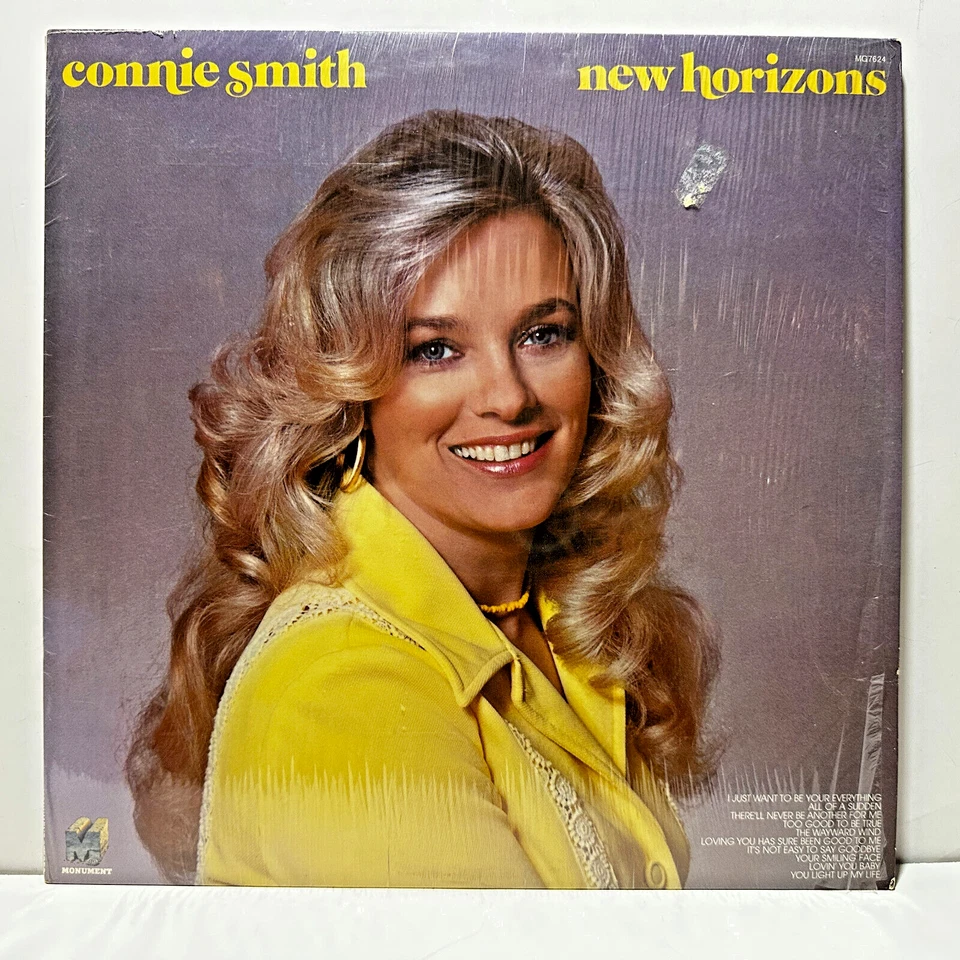 Vinyl Connie Smith LP New Horizons 1978 Shrink NM/NM - Image 1 of 3