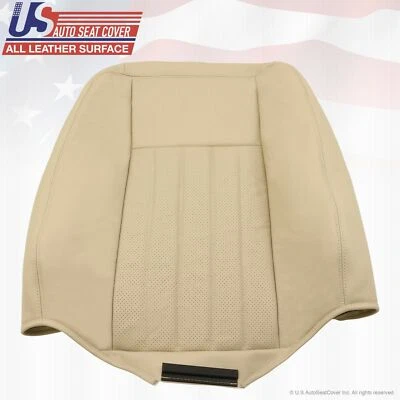 2005 2006 Fits Lincoln Navigator Driver Lean Back Leather Seat Cover Camel Tan - Image 1 of 4