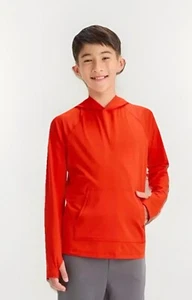 All In Motion Boys' Siren Red Soft Stretch Hoodie Knit Pullover Sz M (8) NWT $24 - Picture 1 of 8