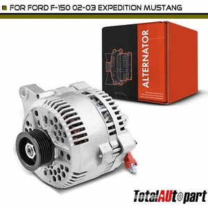 Alternator for Ford F-150 2002-2003 F-250 F-350 E-150 Expedition Mustang 130A - Picture 1 of 8