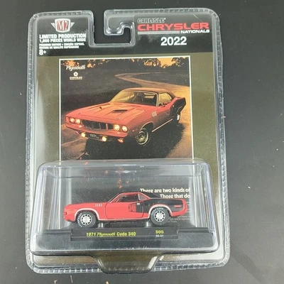 M2 Chrysler Carlisle 1971 Cuda 340 Plymouth 2022 Event 1 Of 1000 Die Cast - Image 1 of 4