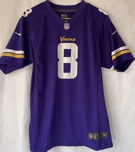 Nike On Field Minnesota Vikings Jersey XL Youth Kids Purple 8 Bradford - Picture 1 of 9