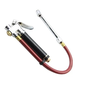 Luft-Reifendruck-Füller Dual Chuck Inflator Auto-Lehre 12 "Kompressor-Schlauch - Picture 1 of 4