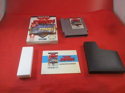 Talking Super Jeopardy (Nintendo NES) COMPLETE w/ Box manual game WORKS! - Image 1 of 4