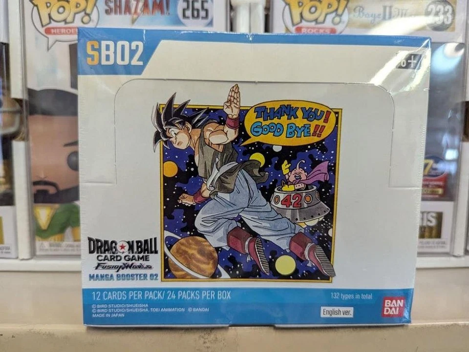 Dragon Ball Super Fusion World SB02 Manga Booster Box ENG
