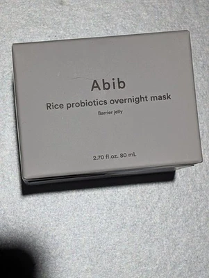 Abib Rice Probiotics Overnight Mask Barrier Jelly 2.7  oz/ 80ml  Moisturizer - Image 1 of 4