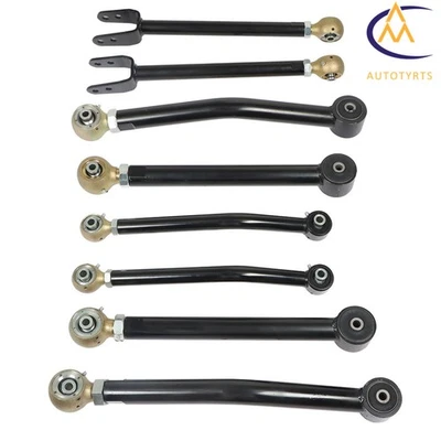 Adjustable 0-6" Lift Control Arms Full Set For 2007/2008-2018 Jeep Wrangler JK - Image 1 of 4