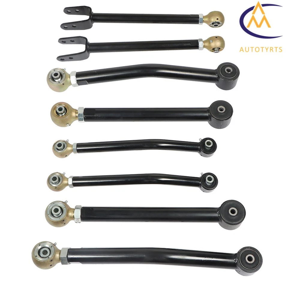 Adjustable 0-6" Lift Control Arms Full Set For 2007/2008-2018 Jeep Wrangler JK Foto 1 de 4