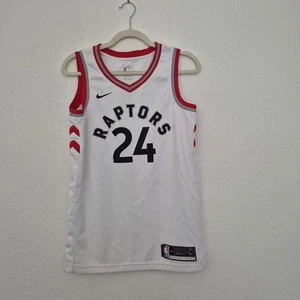 Nike Toronto Raptors NBA Powell #24 White Swingman Jersey Size 40 (UK S/M) - Picture 1 of 5