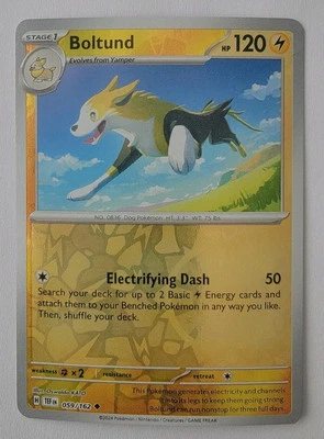 Boltund 059/162 Sv05: Temporal Forces Reverse Holo NM - Image 1 of 2