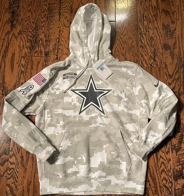 Sudadera con capucha Nike Dallas Cowboys Salute to Service camuflaje para hombre ELIGE LA TALLA NUEVA CON ETIQUETAS Foto 1 de 4