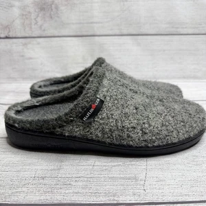 Haflinger Wool Clogs Slippers Women's Size 40 Gray Indoor Outdoor Comfort EUC - Picture 1 of 6