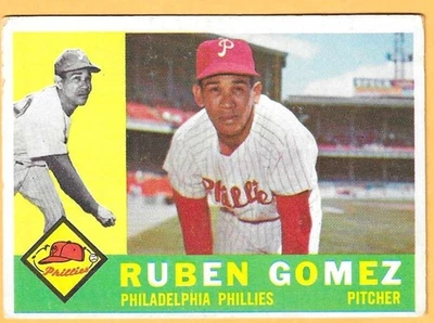 1960 Topps Baseball #82 Ruben Gomez - Image 1 of 2