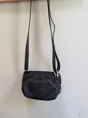 Travelon нейлона Rdif плеча через плечо сумка сумочка черный путешествий молнии безопасный маленький  - Изображение 1 из 4