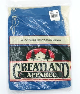 Vintage Greatland Long Johns Underwear Thermohose Jogginghose XLG Made In USA NEU - Bild 1 von 6