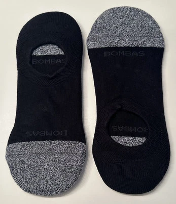 Bombas 2-Pack Unisex Ankle Socks Black/Grey No Show Socks Size Large NWOT - Image 1 of 4