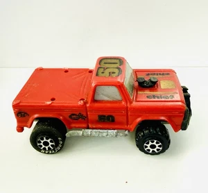 Vintage 1982 Kidco BURNIN KEY CAR Fire Department Chief Truck #50 No Key RARE - Bild 1 von 6