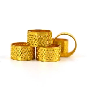  20 Stück Verstellbare Vintage Nähen Fingerhut Anti-Resistent Fingerschutz - Bild 1 von 11