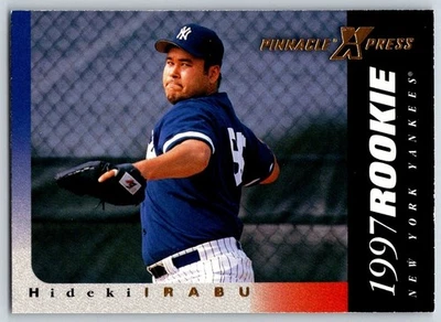 1997 Pinnacle X-Press HIDEKI IRABU #137 New York Yankees Rookie RC - Image 1 of 2