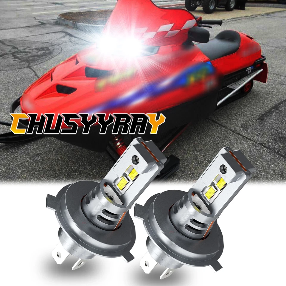 Faro LED bombillas altas/bajas para moto de nieve Polaris XC-SP 700: 1999-2005 Foto 1 de 4