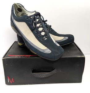 IMPULSE Sneakers Uomo Taglia 11.5 Navy Scamosciato Maglia Retrò Y2K Casual Scarpe da Passeggio - Foto 1 di 7