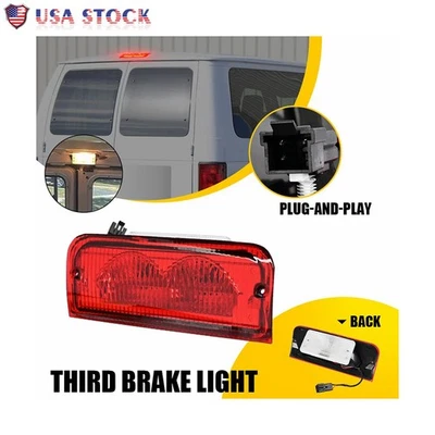 Rear Roof Center High Mount Stop Light For Ford Econoline Wagon Van Super Duty - Image 1 of 4
