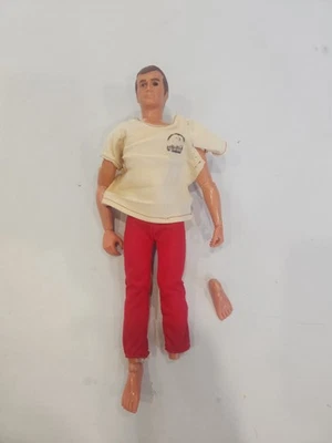 Сломанная нога!  Kenner Steve Austin 12 дюймов Six Million Dollar Bionic Man Vintage 1975 - Изображение 1 из 4