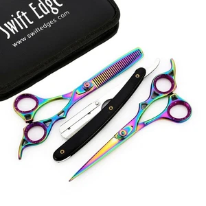 Professional Hair Cutting Thinning Scissors Barber Shears Hairdressing Salon Set - Picture 1 of 8