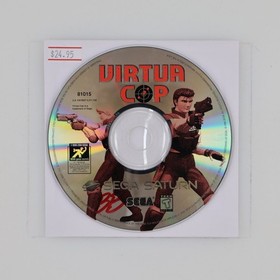 SEGA &ndash; Virtua Cop SEGA Saturn CD 1995 Light Gun Shooter Arcade Action