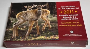 RCM 2011 Special Edition $2 Coin Specimen Set - Young Wildlife Series - Elk - Bild 1 von 4