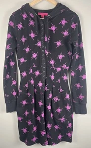 Betsey Johnson Kleid Thermo Spinne Kapuze schwarz Größe Small Baumwollmischung gebraucht, in einwandfreiem Zustand - Bild 1 von 6